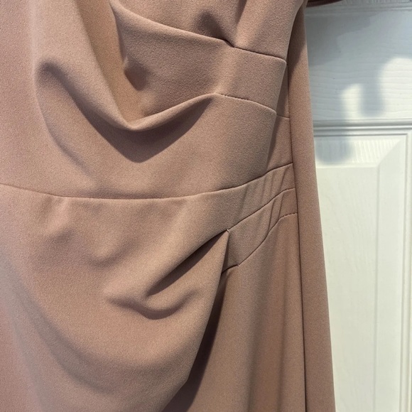 AZAZIE Peppermint Mother Of The Bride Mermaid Rouched Stretch Crepe Train 10 - Picture 11 of 11